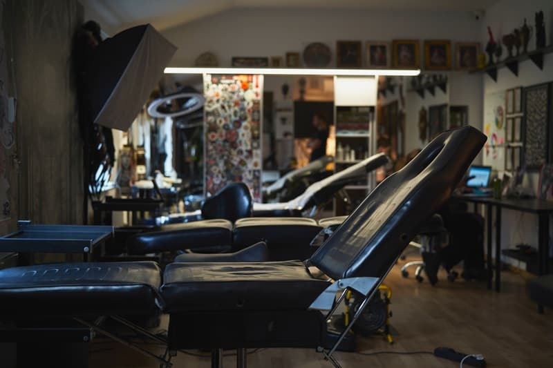 Studio de tatouage vide