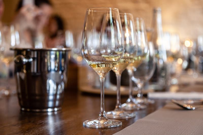 Verres de vin pour la dégustation